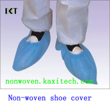 Wegwerfbarer nichtgewebter PP / PET / CPE imprägniern Anti-Skid-Schuh-Abdeckungs-Vorrat Kxt-Sc18